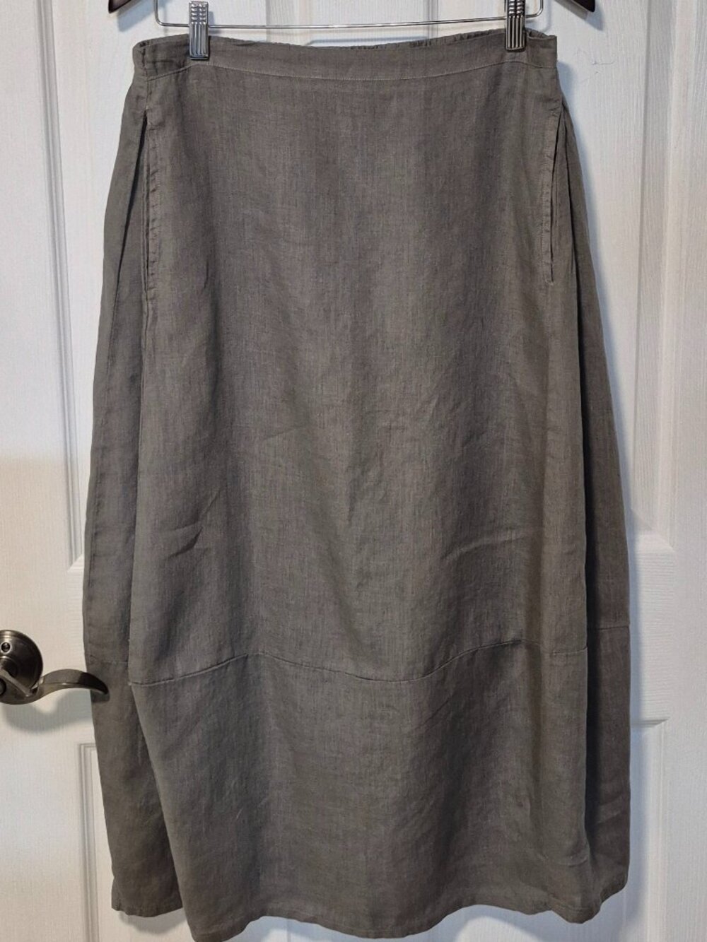 CUT LOOSE - Summer weight Linen Midi Skirt -  MEDIUM
